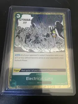 4x Electrical Luna OP08-036 Rare Two Legends One Piece Near Mint - Image 2