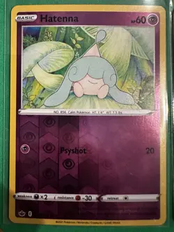 Hatterene Evolution Lot Hatenna Hattrem Hatterene V Reverse Holo Pokemon Cards - Image 4