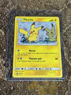 Pokemon Pikachu SM162 Sun & Moon Promo Card NM Condition - Image 1