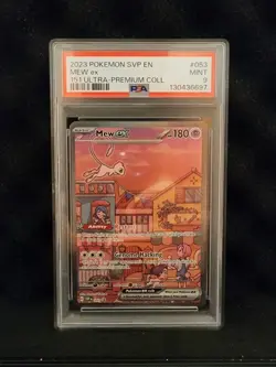 POKEMON 2023 SCARTLET & VIOLET 151 MEW EX PREMIUM COLLECTION PROMO 053 PSA 9 - Image 1