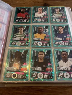 Topps Match Attax Extra 20/21 Binder With 224 Cards Inc Some Extras - Image 2