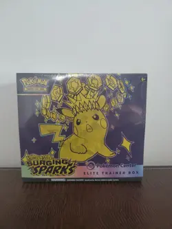 Pokemon TCG: Surging Sparks Pokemon Center Elite Trainer Box ETB - New & Sealed - Image 1