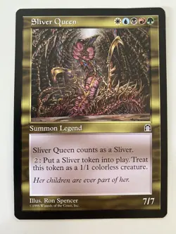 MTG Sliver Queen (STR) Stronghold - 1998 MP/LP Reserved List -TCGshowcase- - Image 1