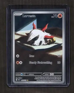 Larvesta 196/191 Illustration Rare - Surging Sparks - Pokemon TCG - Image 1