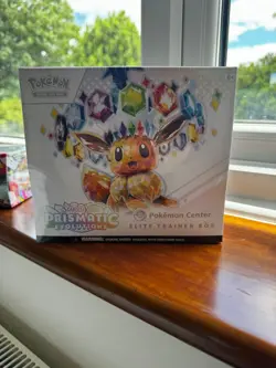 Pokemon Prismatic Evolutions Pokemon Center ETB - New & Sealed - Case Fresh - Image 1