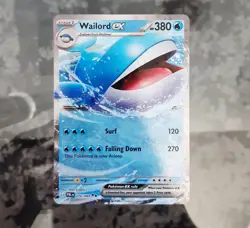 🔴⚪ Wailord ex 016/084 Holo Pokemon Pitch Black - Image 1