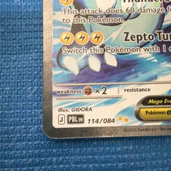 The Pokemon Company Mega Zeraora EX Full Art Holo Ultra Rare 114/084 EN 2026 - Image 2
