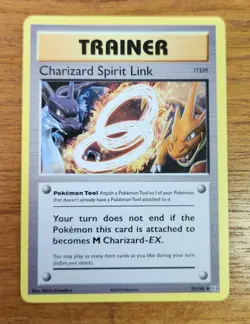 Uncommon Charizard Spirit Link Pokemon Trainer Card, Evolutions Set 75/108 - Image 1
