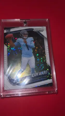 2025 Panini Prizm Cam Ward White Disco Mint. - Image 1
