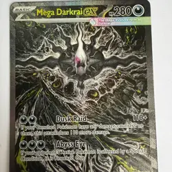 Mega Darkrai ex 116/084 Pitch Black Special Illustration Rare Mint pack fresh - Image 2