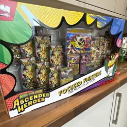 Pokemon TCG Mega Evolution-Ascended Heroes Focused Fighters Box 2 Foil Promos - Image 1
