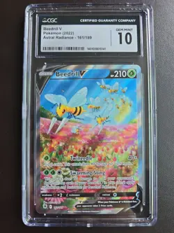 Cgc 10 - Pokemon TCG - Astral Radiance - Beedrill V - 161/189 - Image 1