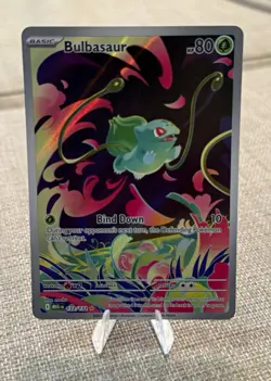 The Pokemon Company Bulbasaur 133/132 ME01 Illustration Rare Holo 80HP English - Image 1
