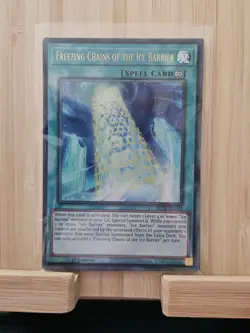 Freezing Chains of the Ice Barrier BLTR-EN103 Ultra Rare 1st Edition YuGiOh - Image 1