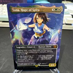 Yuna, Hope of Spira (Borderless) (Chocobo Track Foil) - Image 2
