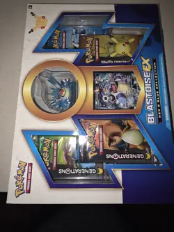 New Sealed Pokemon 20th Anniversary Blastoise EX Red And Blue Collection Box 820650801105 - Image 3