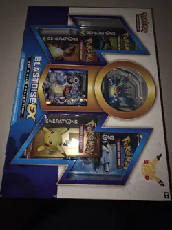 New Sealed Pokemon 20th Anniversary Blastoise EX Red And Blue Collection Box 820650801105 - Image 4