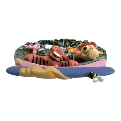 Disney Bradford Exchange Winnie The Pooh "FISHIN FOR FUN" 2000 3D Plate - Image 2