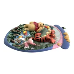 Disney Bradford Exchange Winnie The Pooh "FISHIN FOR FUN" 2000 3D Plate - Image 3