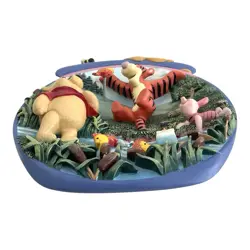 Disney Bradford Exchange Winnie The Pooh "FISHIN FOR FUN" 2000 3D Plate - Image 4