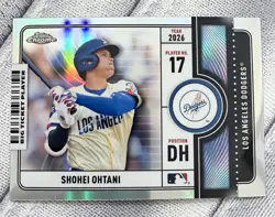 Topps 2026 Chrome Refractor Shohei Ohtani Dodgers Big Ticket #BTP-3 - Image 1