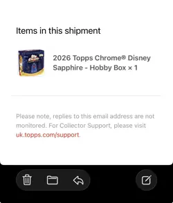 2026 Topps Chrome Disney Sapphire - Hobby Box - CONFIRMED PRESALE - Image 3