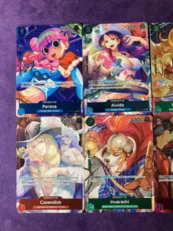 ONE PIECE Collection Romance Dawn Box Toppers OP01 x2 Pre Errata Foil Lot - Image 3