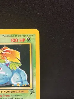 Pokemon TCG - Venusaur 🍃 18/130 Base Set 2 Holo ✨ Rare WOTC Card NM - Image 3