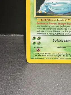 Pokemon TCG - Venusaur 🍃 18/130 Base Set 2 Holo ✨ Rare WOTC Card NM - Image 4