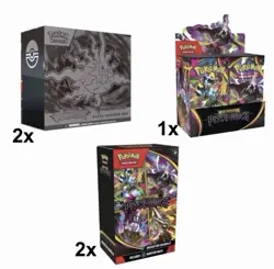 Pitch Black – Pokemon Center (ETB) x2, Booster Box x1, Booster Bundle x2 - Image 1