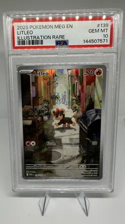 2025 POKEMON MEG EN-MEGA EVOLUTION ILLUSTRATION RARE #154 STUFFUL PSA 10 - Image 1