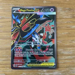 Mega Floette ex 101/086 Ultra Rare Chaos Rising Pokemon Holo Near Mint - Image 1
