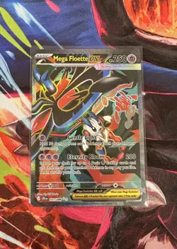 Mega Floette ex 101/086 Ultra Rare Chaos Rising Pokemon Holo Near Mint - Image 1