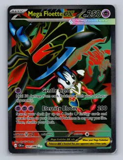 MEGA FLOETTE EX 101/086 ULTRA RARE CHAOS RISING POKEMON Holo NM - Image 1