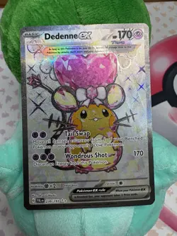 Pokemon TCG Dedenne ex 239/193 Sv02 Paldea Evolved Ultra Rare Full Art Holo ENG - Image 1