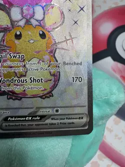 Pokemon TCG Dedenne ex 239/193 Sv02 Paldea Evolved Ultra Rare Full Art Holo ENG - Image 4
