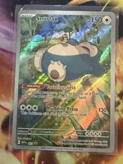 Pokemon TCG Snorlax SVP 151 Promo 051 Holo English - Image 1
