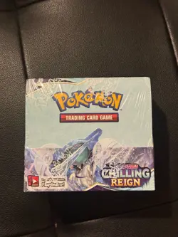 Pokemon TCG Chilling Reign Booster Box - Factory Sealed - Sword & Shield - DENT - Image 1