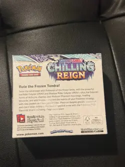 Pokemon TCG Chilling Reign Booster Box - Factory Sealed - Sword & Shield - DENT - Image 2