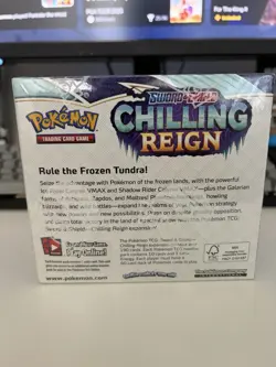 Pokemon TCG Sword & Shield Chilling Reign Sealed Booster Box 36 Packs English - Image 2