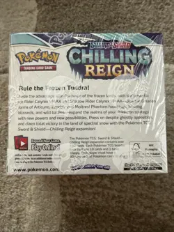 Chilling Reign Booster Box - New Factory Sealed - Pokemon TCG Sword & Shield 820650818462 - Image 2
