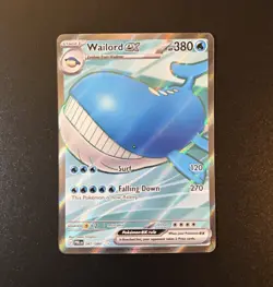 Wailord ex 097/084 Full Art Ultra Rare Pokemon Pitch Black ME05 NM English - Image 1