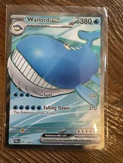 Wailord ex 097/084 Full Art Ultra Rare Pokemon Pitch Black ME05 NM English - Image 1