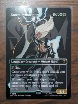 MTG Storm, Windrider (Borderless Regular) Marvel Super Heroes NM - Image 1