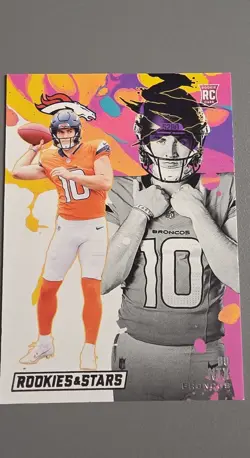 2024 Panini Rookies & Stars - Rookie Exclusive Bo Nix #RE-BNX (RC) - Image 1