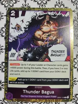 One Piece CCG TCG Thunder Bagua OP01-119 R Romance Dawn English - Image 1