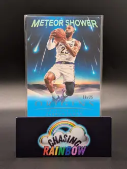 2024-25 Panini Origins LeBron James Meteor Shower #20 TURQUOISE /25 - Image 1