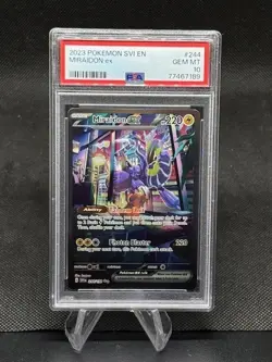 2023 Pokemon Svi En-Scarlet & Violet #244 Miraidon Ex PSA 10 - Image 1