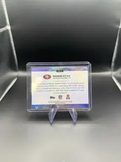 George Kittle 2025 Topps Cosmic Chrome #STN-22 Stars In The Night Green /75 - Image 2