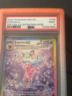PSA 9 Espeon EX 155 Special Illustration Rare W/ Graded Guard - UK - Image 4